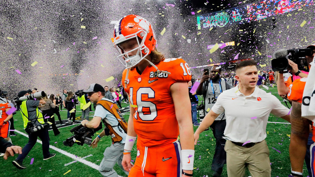Trevor Lawrence Clemson loses LSU national championship
